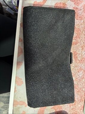Coach Black Glitter Clutch Wristlet